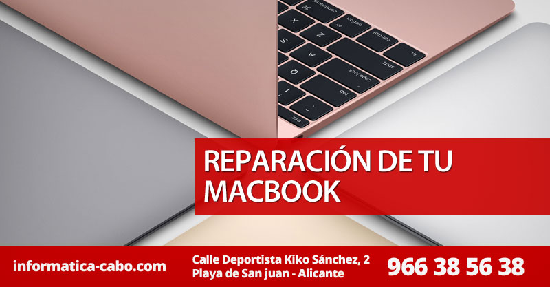 Reparación MacBook Alicante Playa de San Juan